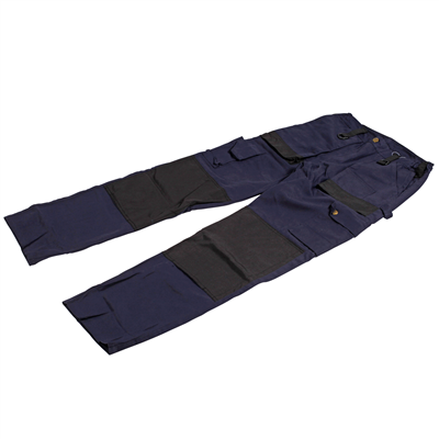 Dakdekkersbroek donkerblauw mt54 katoen-polyester